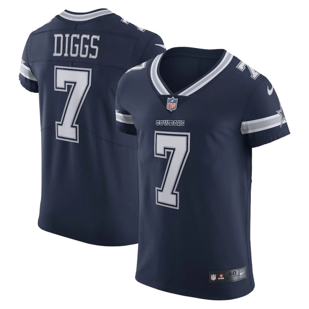 mens nike trevon diggs navy dallas cowboys vapor elite jersey